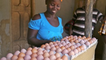 Naisten Pankin kanala-yrittäjä Liberiassa