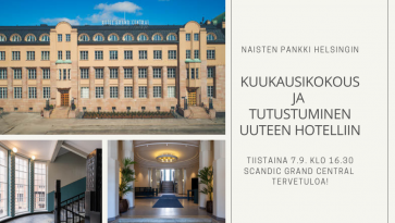 Naisten Pankki Helsingin syyskuun kuukausikokous