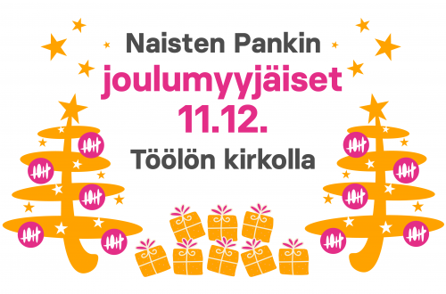 Naisten Pankin Joulumyyjäiset Töölön kirkolla