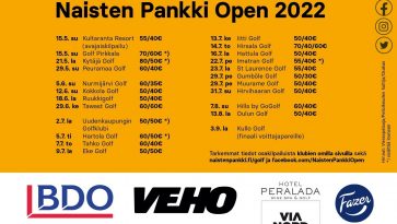 Golf kalenteri 2022.
