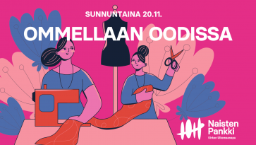 ompelutalkoot oodissa