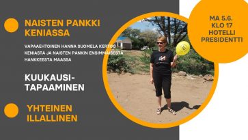 Naisten Pankki Helsinki kuukausitapaaminen
