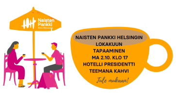 Tapaaminen kahvikupin äärellä