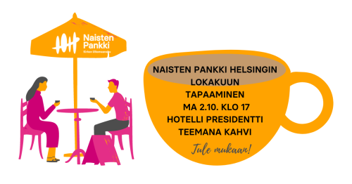 Tapaaminen kahvikupin äärellä
