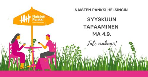 kutsu Naisten Pankki Helsingin tapaamiseen