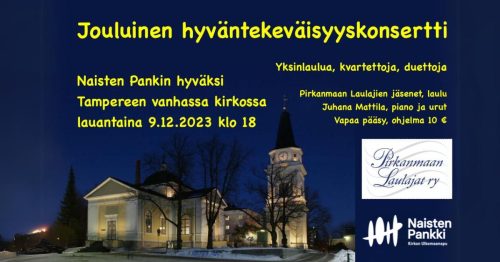 Pirkanmaan laulajat joulukonsertti