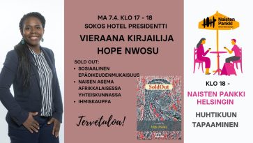 Hope Nwosu ja kirjan kansi