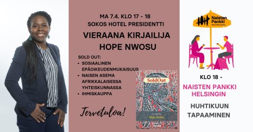 Hope Nwosu ja kirjan kansi