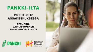 Nuori nainen tietokoneen takana