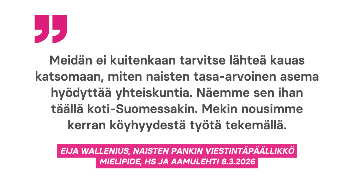 Lainausmerkki ja teksti.